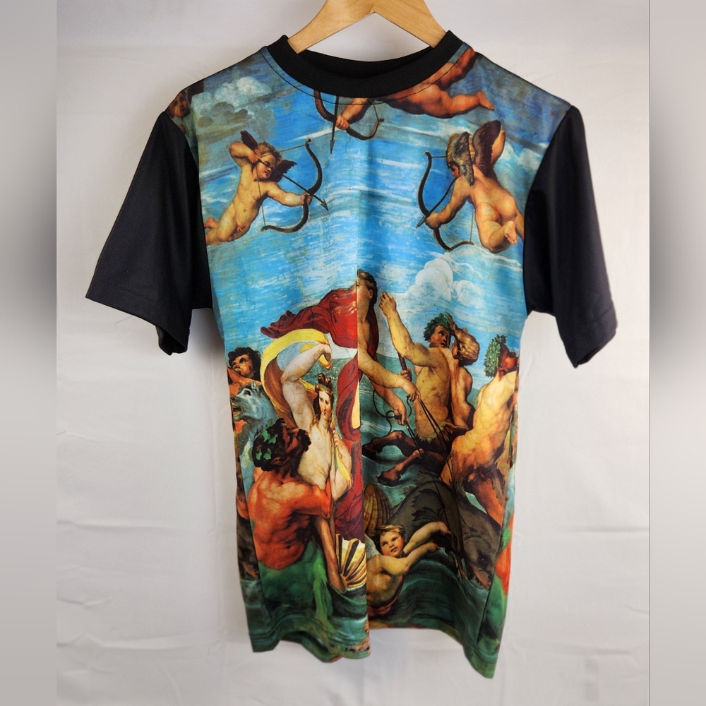 Iridium The Triumph Of Galatea Shirt Mens Medium Multicolor Short Sleeve T Shirt